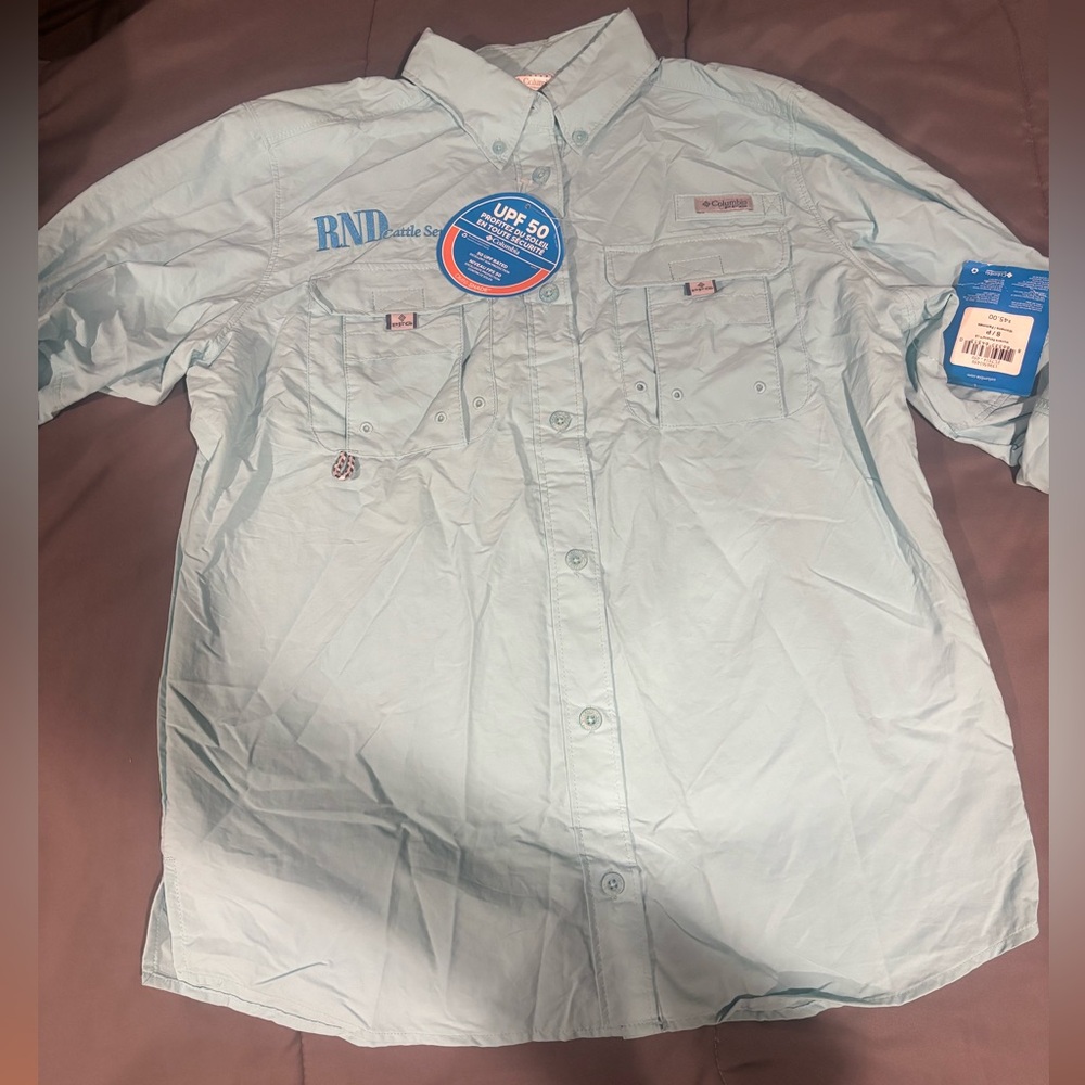 Columbia Women's Bahama Shirt in Aqua